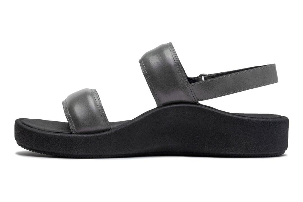 Paseo Sandal Pewter | Women ABEO Footwear Sandals
