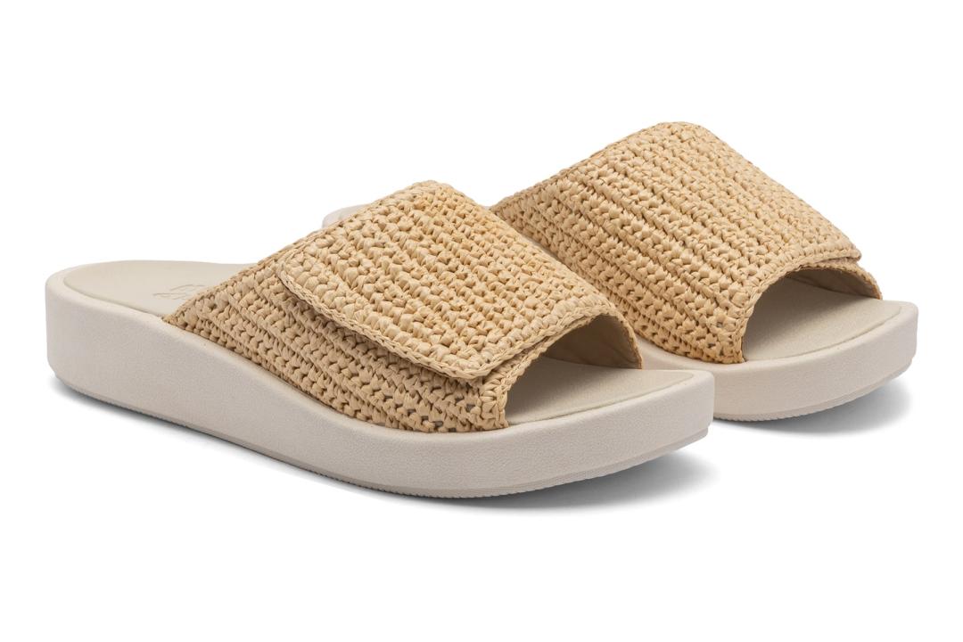 Paseo Slide Raffia | Women ABEO Footwear Sandals