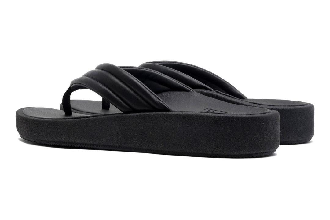 Paseo Thong Sandal Black | Women ABEO Footwear Sandals