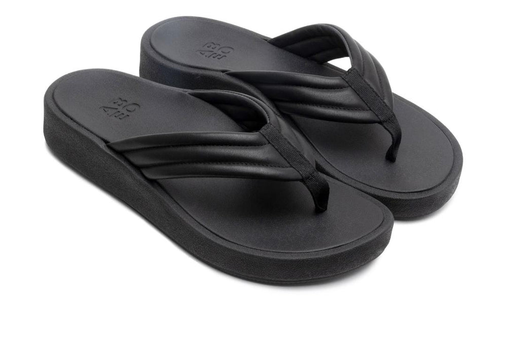 Paseo Thong Sandal Black | Women ABEO Footwear Sandals