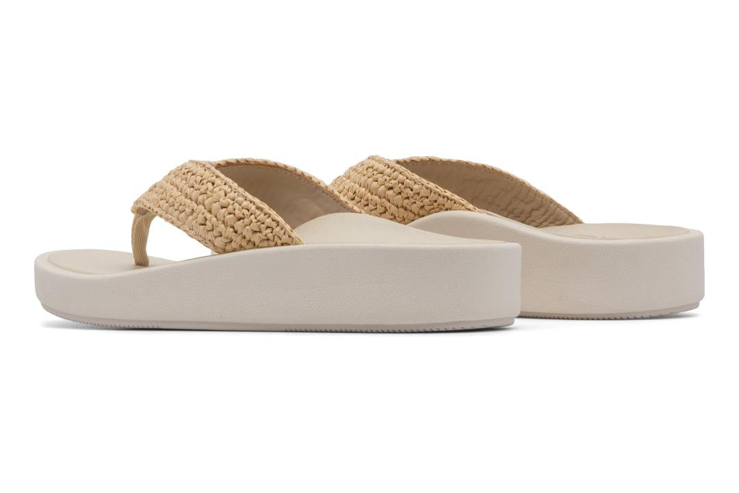 Paseo Thong Sandal Raffia | Women ABEO Footwear Sandals