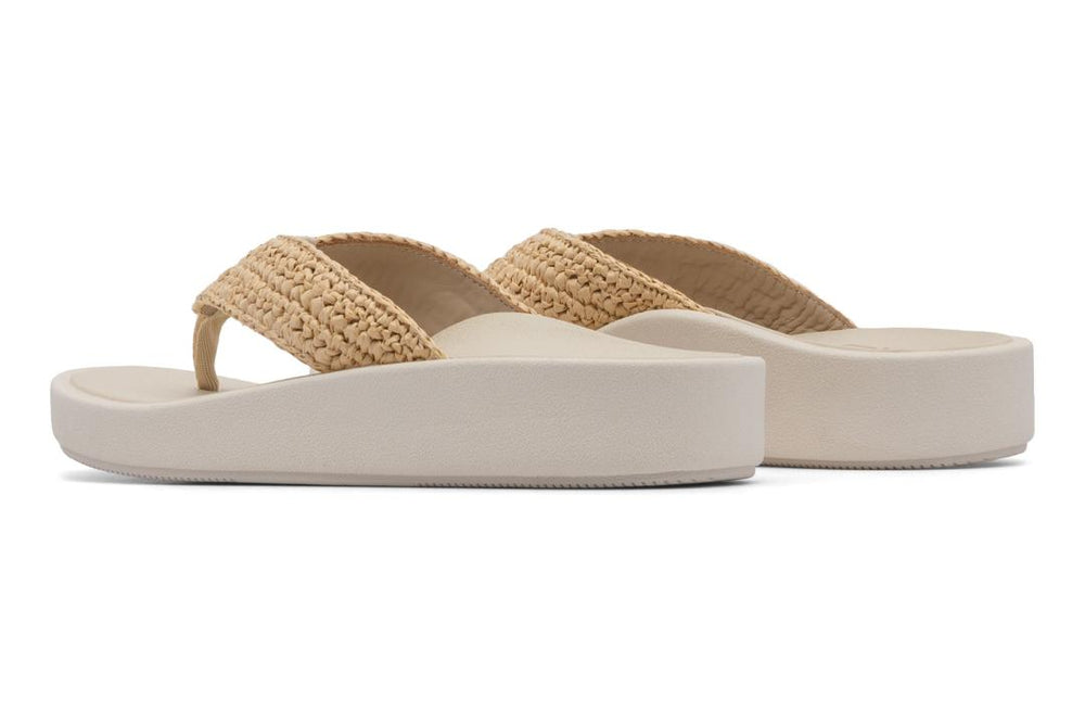 Paseo Thong Sandal Raffia | Women ABEO Footwear Sandals