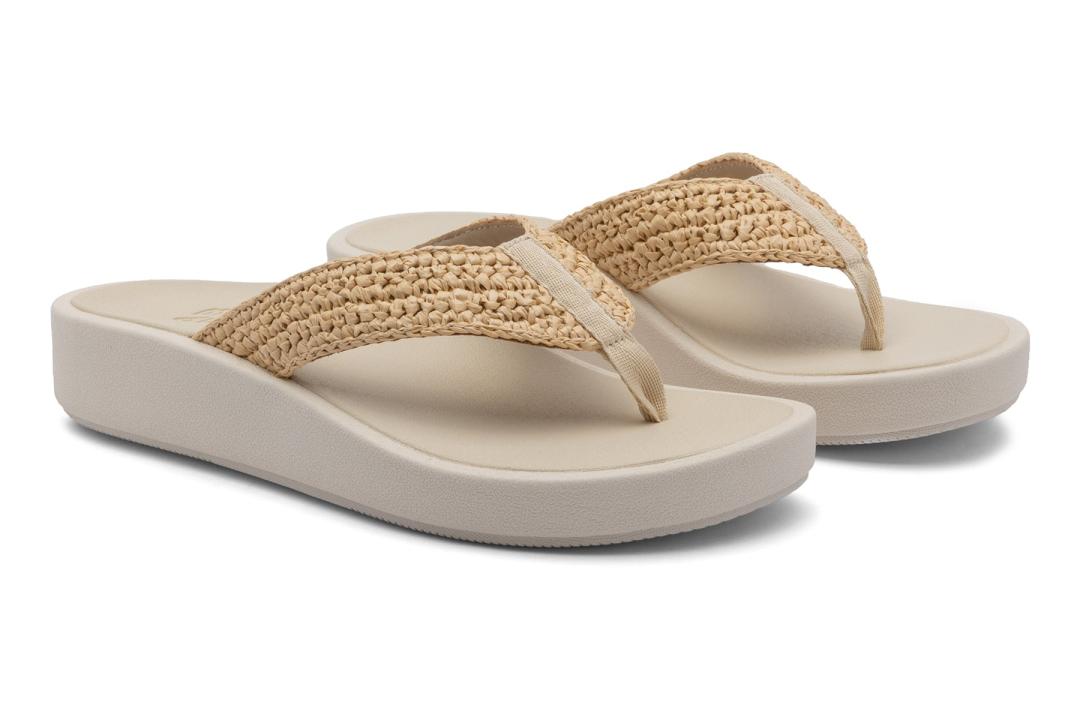 Paseo Thong Sandal Raffia | Women ABEO Footwear Sandals