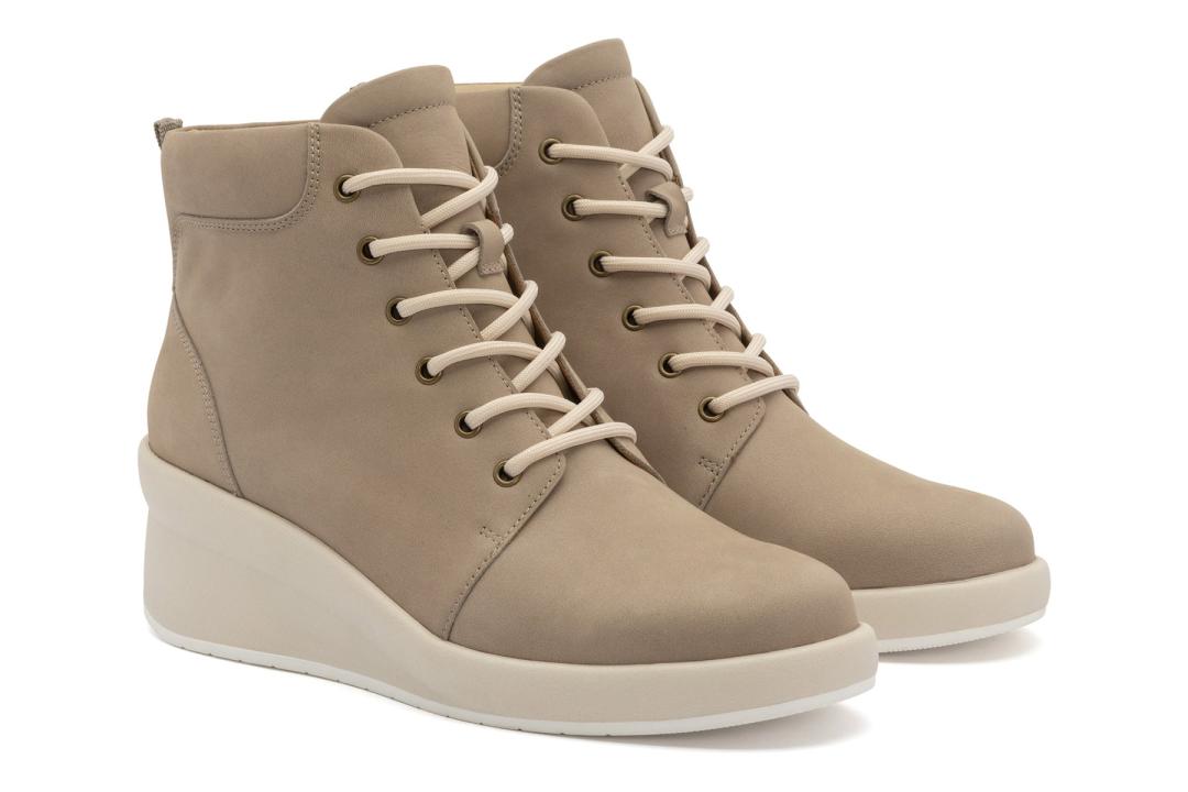 Passage Lace Up Beige | Women ABEO Footwear Boots