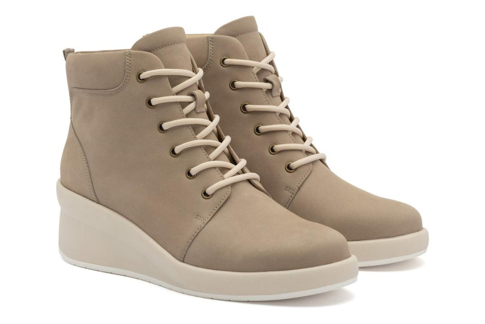 Passage Lace Up Beige | Women ABEO Footwear Boots