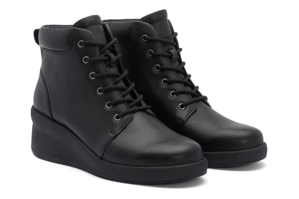 Passage Lace Up Black | Women ABEO Footwear Boots
