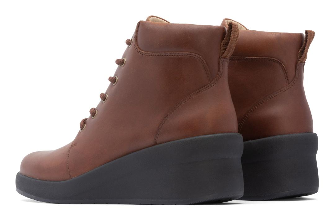 Passage Lace Up Dark Tan | Women ABEO Footwear Boots