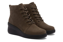 Passage Lace Up Olive | Women ABEO Footwear Boots