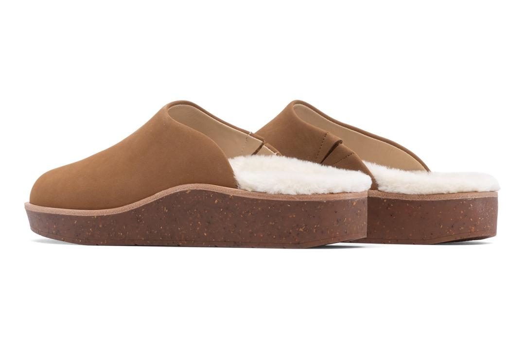 Pioneer Clog Tan Nubuck | Women ABEO Footwear Clogs