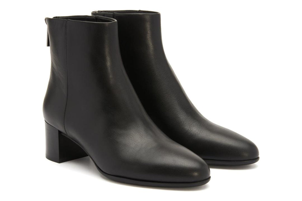 Plaza Back Zip Black | Women ABEO Footwear Boots