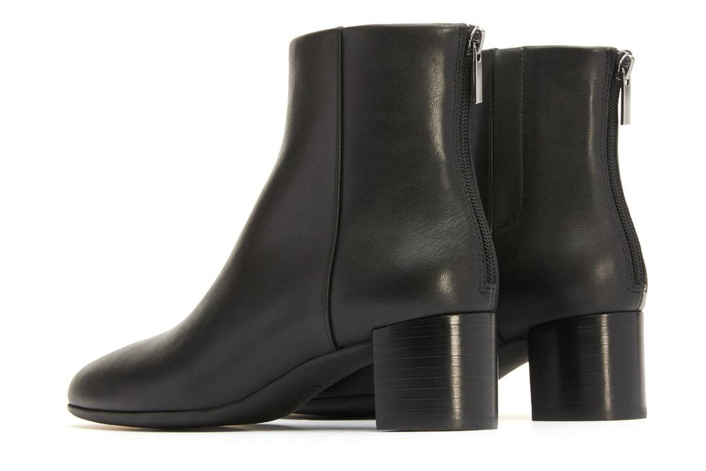 Plaza Back Zip Black | Women ABEO Footwear Boots