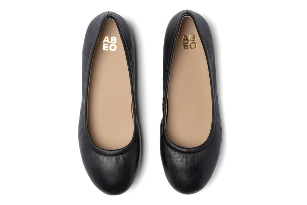 Promenade Flat Black | Women ABEO Footwear Dress
