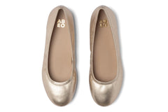Promenade Flat Gold | Women ABEO Footwear Dress