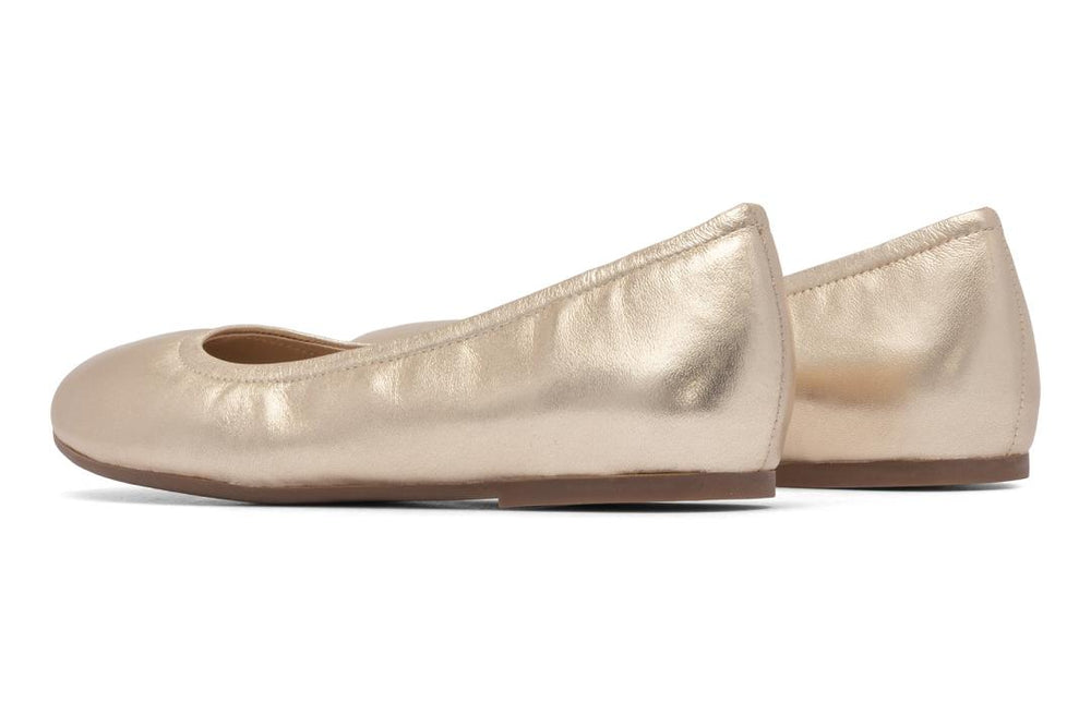 Promenade Flat Gold | Women ABEO Footwear Dress