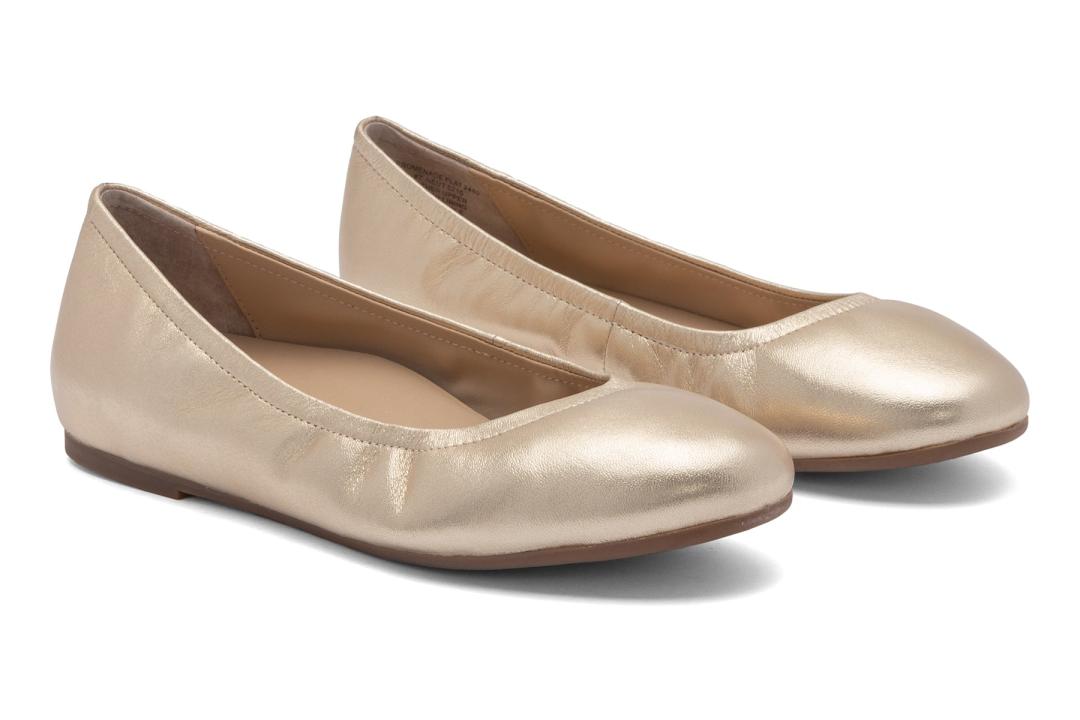 Promenade Flat Gold | Women ABEO Footwear Dress