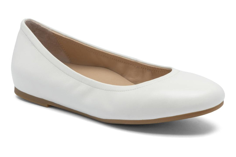 Promenade Flat White | Women ABEO Footwear Dress