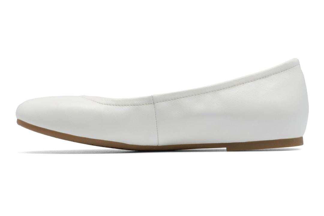 Promenade Flat White | Women ABEO Footwear Dress