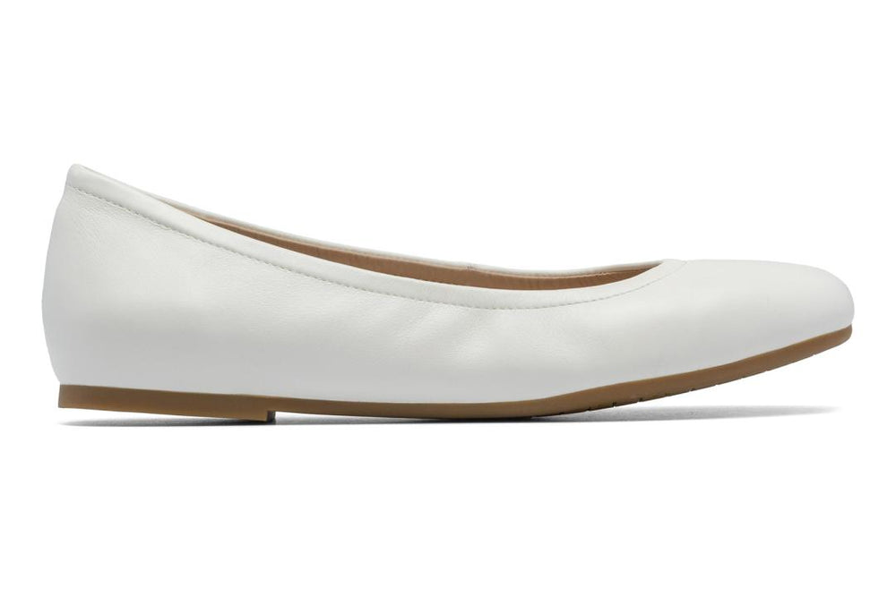 Promenade Flat White | Women ABEO Footwear Dress