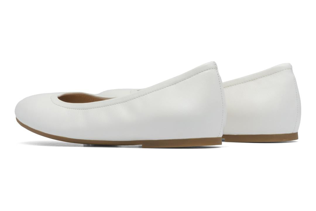 Promenade Flat White | Women ABEO Footwear Dress