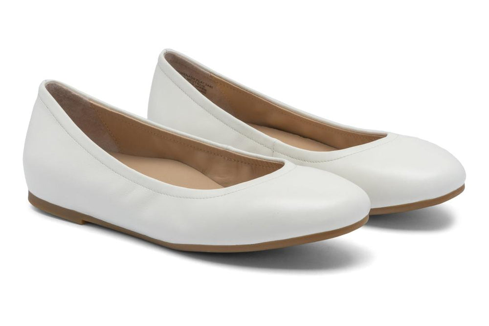 Promenade Flat White | Women ABEO Footwear Dress