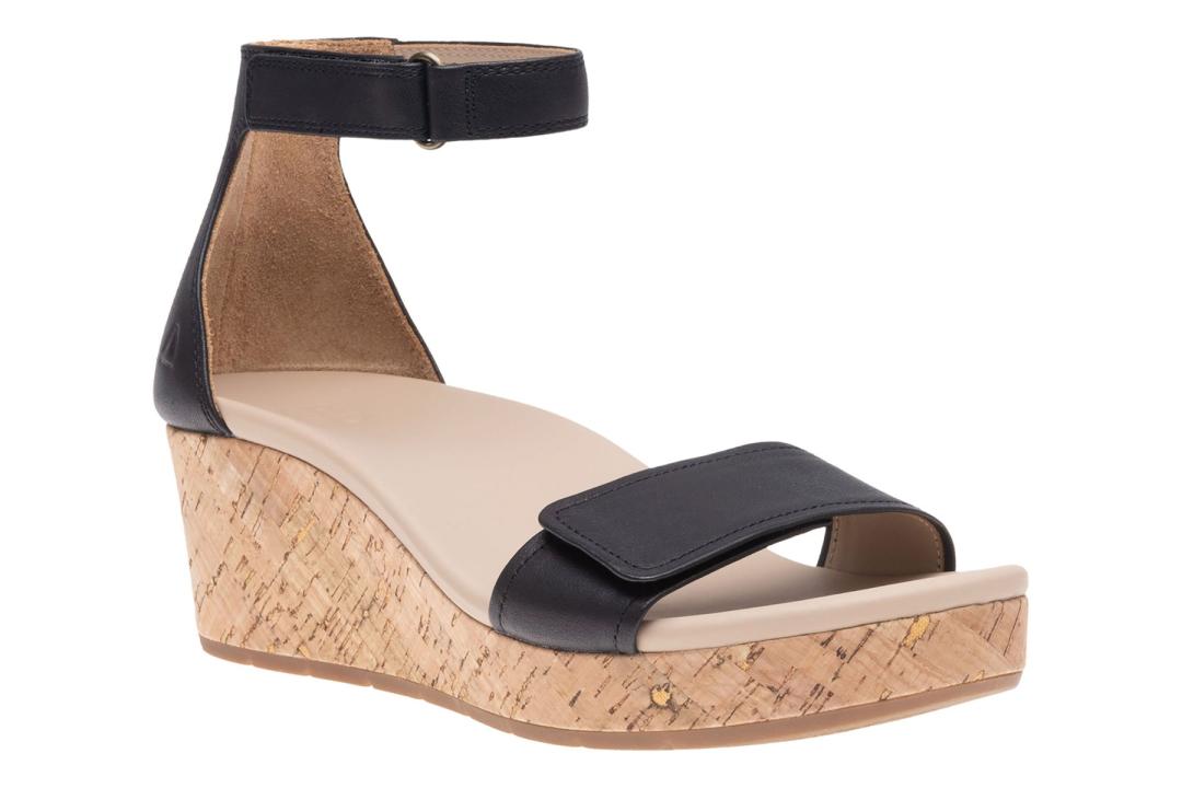 Riviera Ankle Sandal Black Nubuck | Women ABEO Footwear Sandals