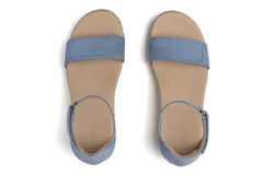 Riviera Ankle Sandal Denim Nubuck | Women ABEO Footwear Sandals
