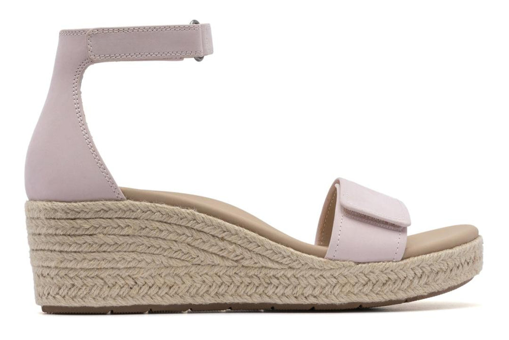 Riviera Ankle Sandal Pink Nubuck | Women ABEO Footwear Sandals