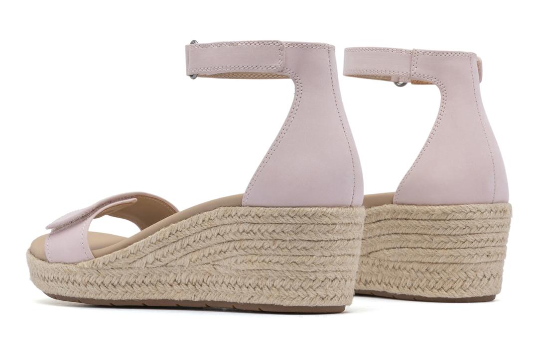 Riviera Ankle Sandal Pink Nubuck | Women ABEO Footwear Sandals