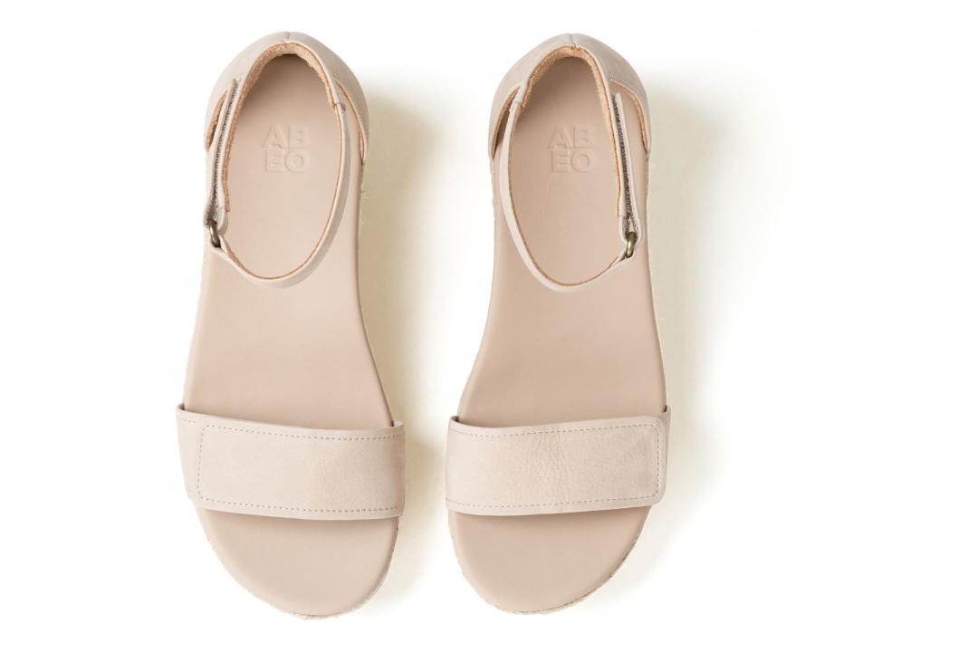 Riviera Ankle Sandal Sand Nubuck | Women ABEO Footwear Sandals