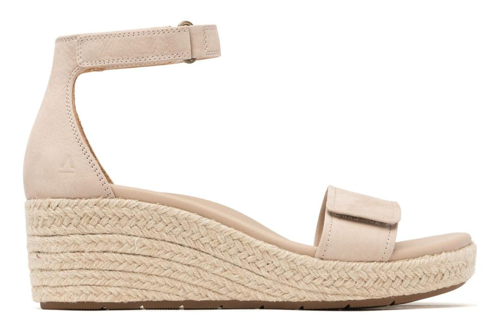 Riviera Ankle Sandal Sand Nubuck | Women ABEO Footwear Sandals