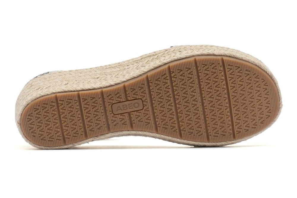 Riviera Ankle Sandal Snake Print Leather | Women ABEO Footwear Sandals