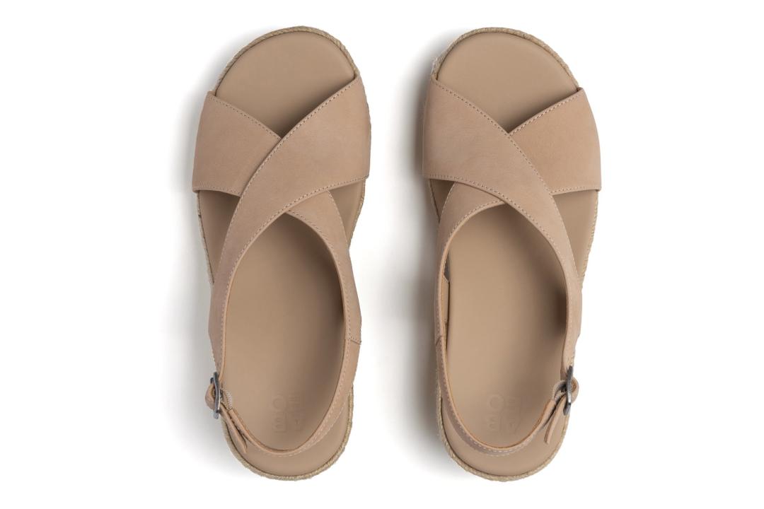 Riviera Cross Sand Leather | Women ABEO Footwear Sandals