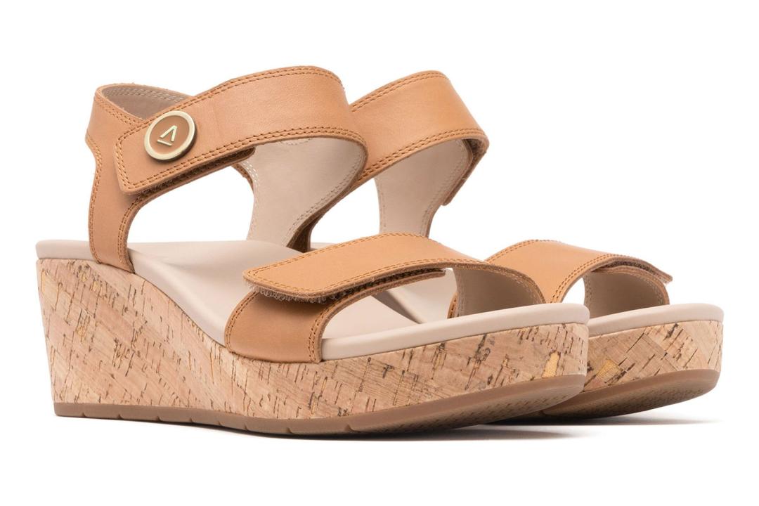 Riviera Strap Sandal Almond | Women ABEO Footwear Sandals