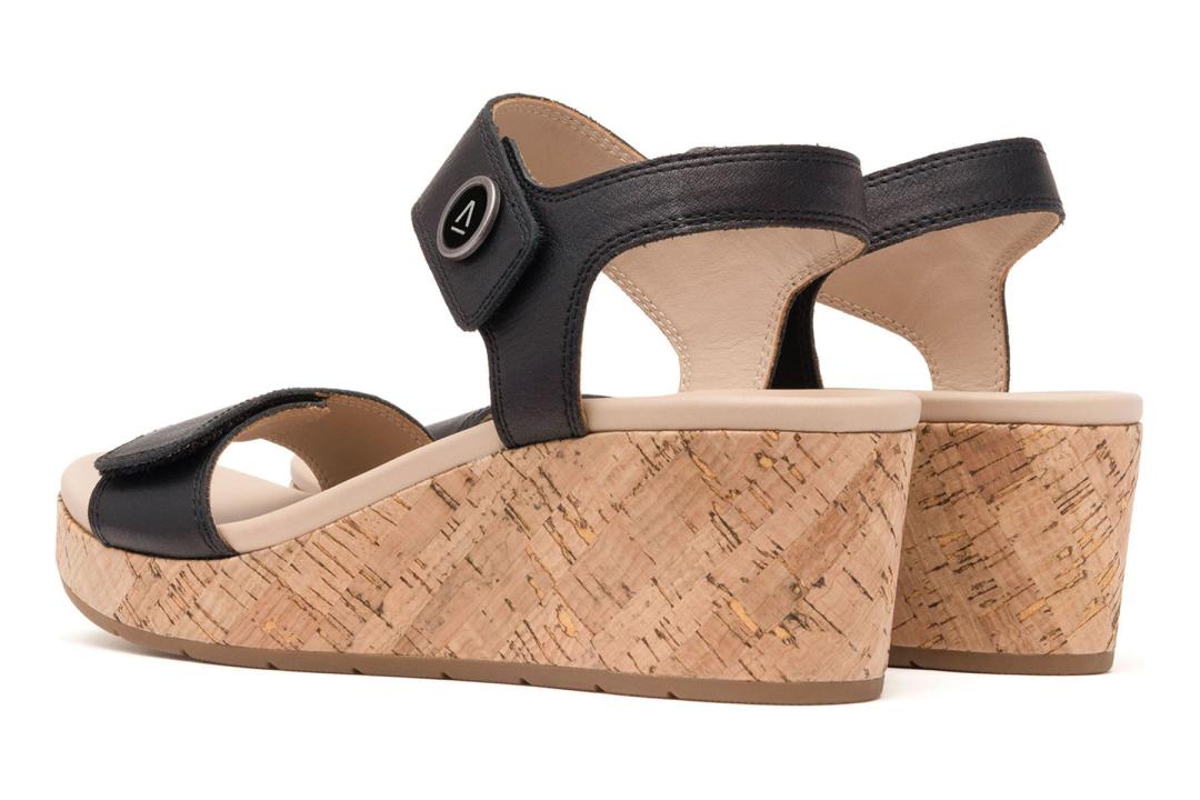 Riviera Strap Sandal Black | Women ABEO Footwear Sandals