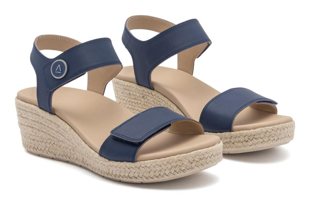 Riviera Strap Sandal Navy | Women ABEO Footwear Sandals