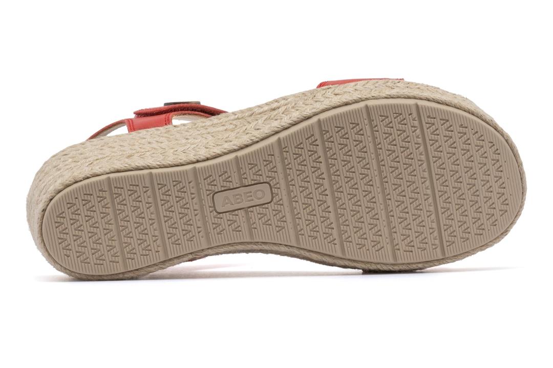 Riviera Strap Sandal Red | Women ABEO Footwear Sandals
