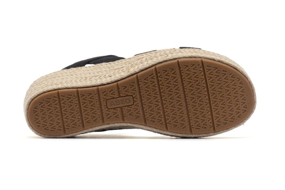 Riviera Stretch Black | Women ABEO Footwear Sandals