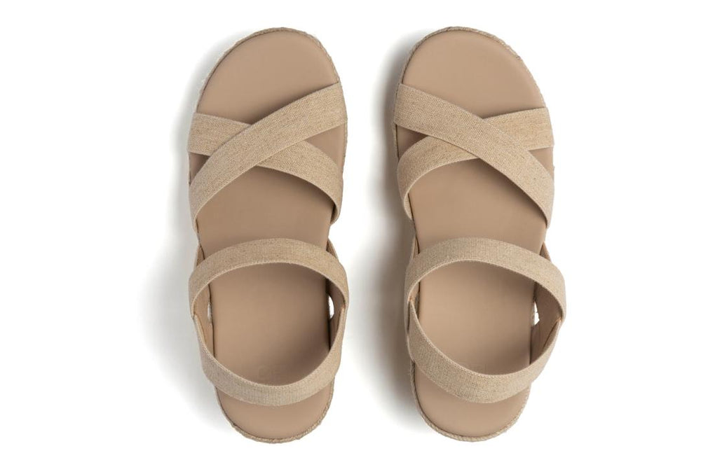 Riviera Stretch Linen | Women ABEO Footwear Sandals