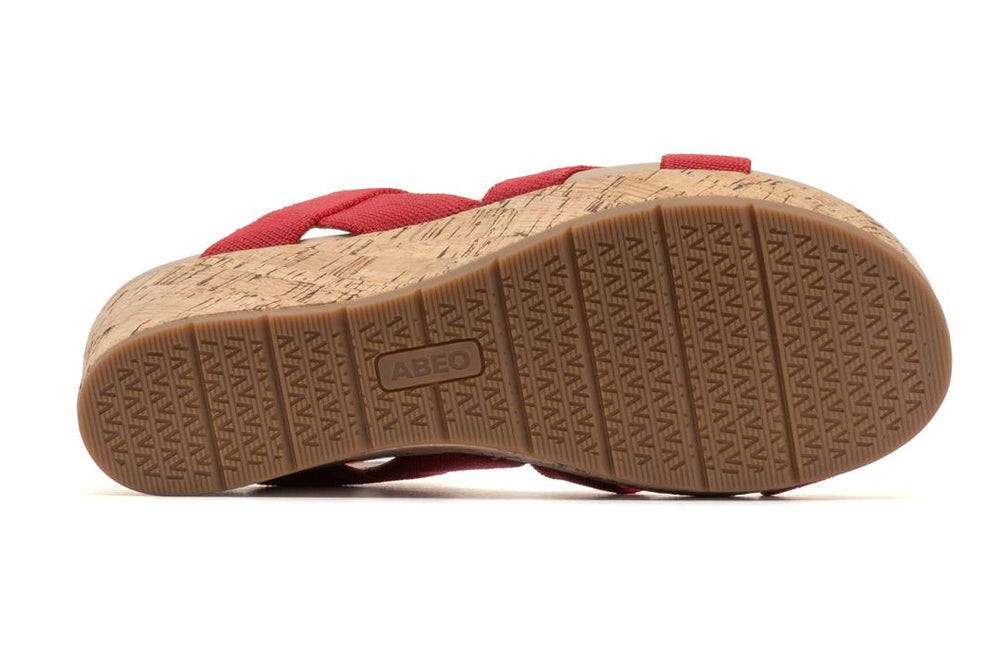 Riviera Stretch Red | Women ABEO Footwear Sandals