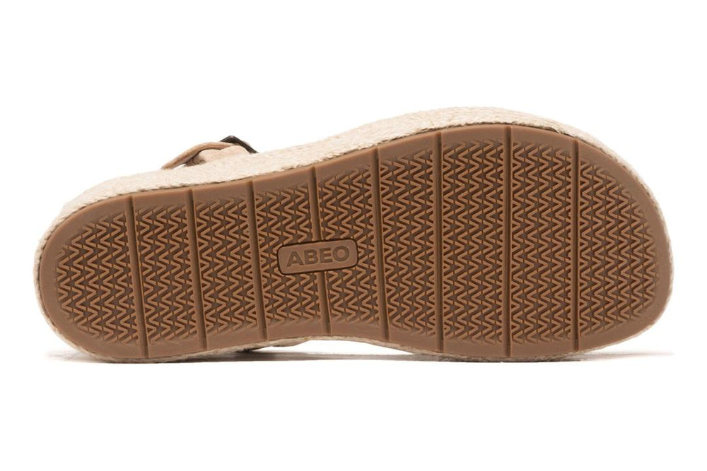 Solstice Buckle Sandal Cuban Sand Suede | Women ABEO Footwear Sandals