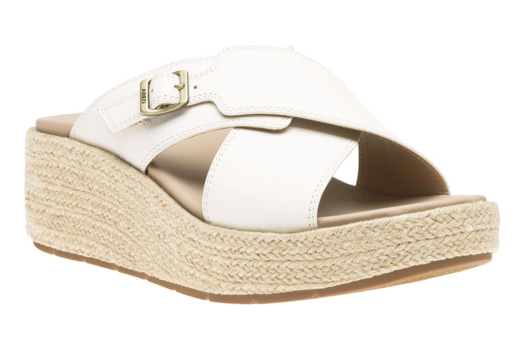 Solstice Cross Slide Coconut Milk | Women ABEO Footwear Sandals
