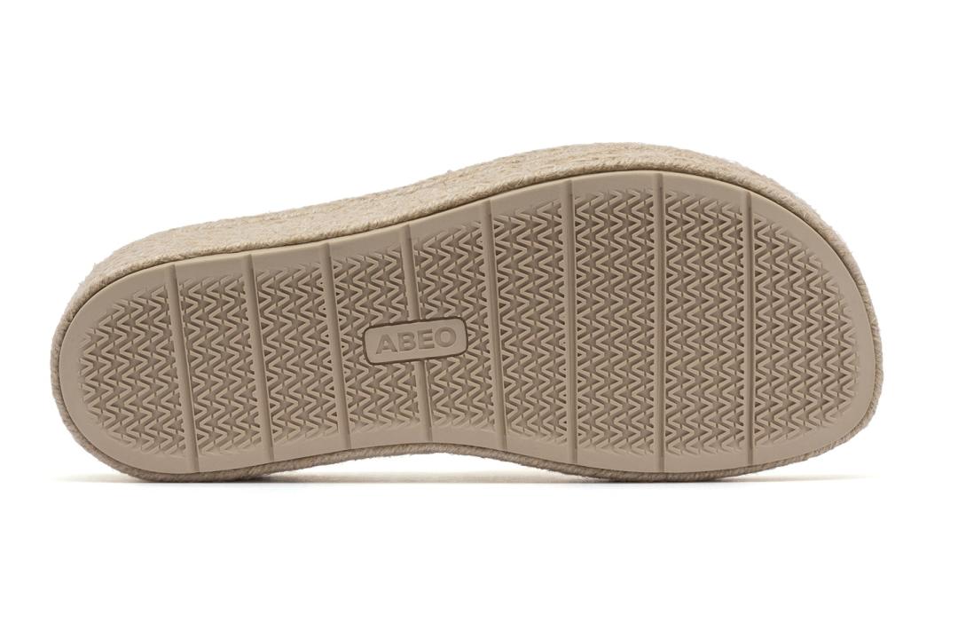 Solstice Slide Off White Leather | Women ABEO Footwear Sandals