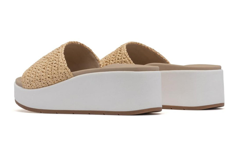 Solstice Slide Raffia | Women ABEO Footwear Sandals