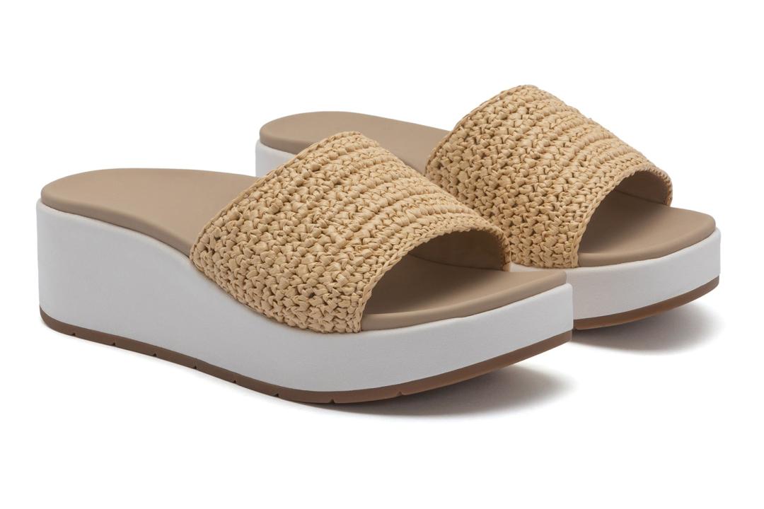 Solstice Slide Raffia | Women ABEO Footwear Sandals