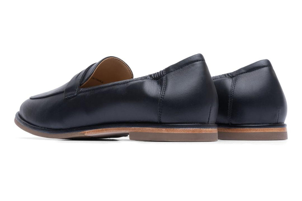 Strada Loafer Black | Women ABEO Footwear Casual Shoes