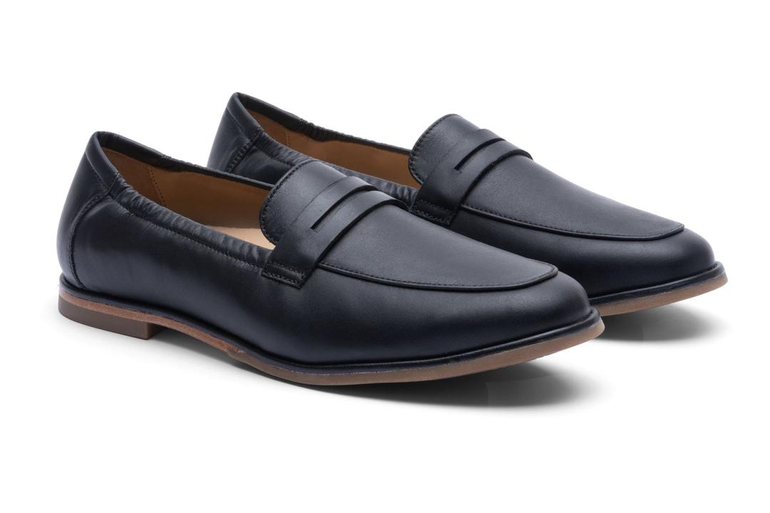 Strada Loafer Black | Women ABEO Footwear Casual Shoes