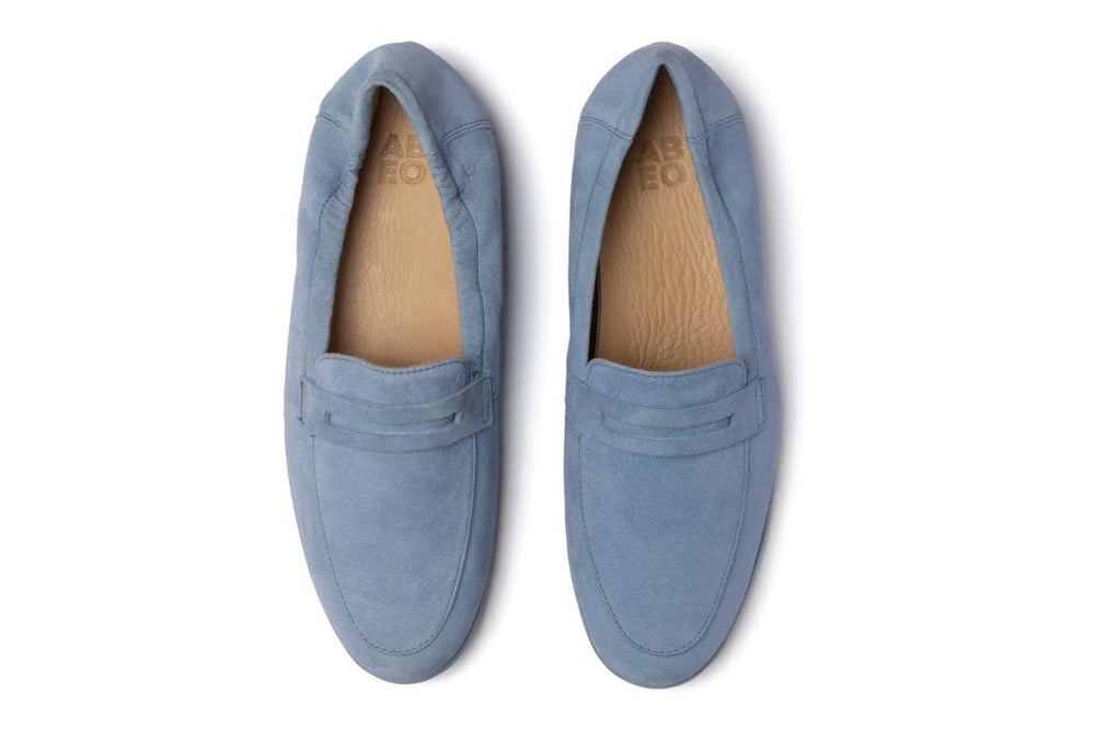 Strada Loafer Faded Denim | Women ABEO Footwear Casual Shoes