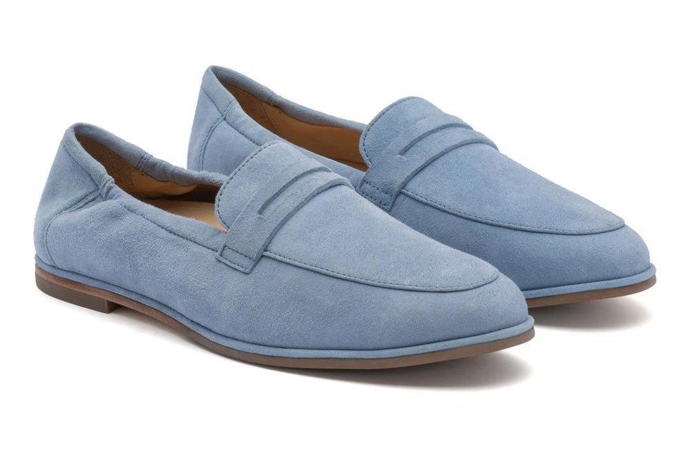 Strada Loafer Faded Denim | Women ABEO Footwear Casual Shoes