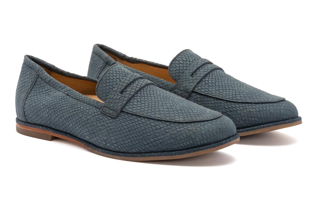 Strada Loafer Grey Snk | Women ABEO Footwear Dress