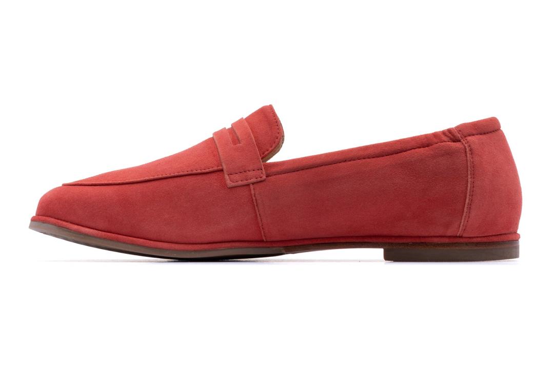 Strada Loafer Red | Women ABEO Footwear Casual Shoes